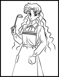 How to Draw Ikuko Tsukino from Sailor Moon