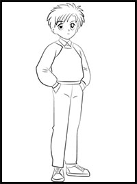 How to Draw Shingo Tsukino from Sailor Moon