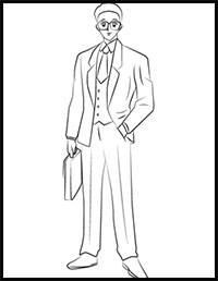 How to Draw Kenji Tsukino from Sailor Moon