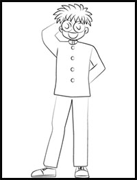 How to Draw Gurio Umino from Sailor Moon