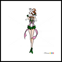 How to Draw Sailor Jupiter, Sailor Moon