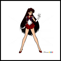 How to Draw Sailor Mars, Sailor Moon