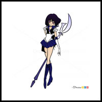 How to Draw Sailor Saturn, Sailor Moon