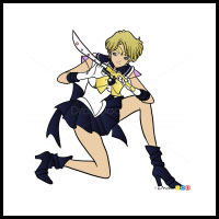 How to Draw Sailor Uranus, Sailor Moon