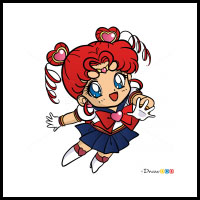 How to Draw Sailor ChibiChibi, Sailor Moon