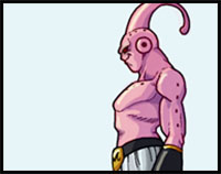How to Draw Super Buu from Dragonball Z