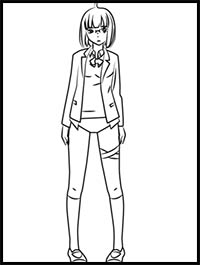 How to Draw Touri Fueyama from Tenchi Muyo!