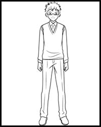 How to Draw Tenchi Masaki from Tenchi Muyo!