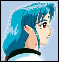 How to Draw Tsunami from Tenchi Muyo!