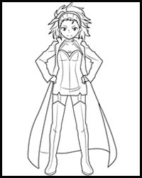 How to Draw Washu Hakubi from Tenchi Muyo!