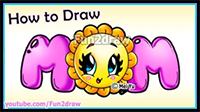 Art video on drawing a cute gift for Mom.