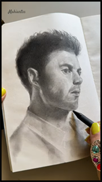 Drawing a Portrait of Colin from Bridgerton | Pencil Sketch Art
