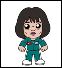 How to Draw Player 120 | Squid Game 2