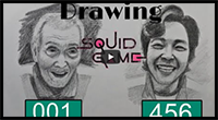 Drawing Squid Game Characters 001/456