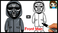 How to Draw Squid Game - Front Man