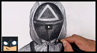 How to Draw Squid Game Guard | Sketch Tutorial
