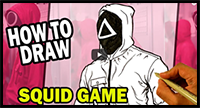 How to Draw SQUID GAME | Narrated Step-by-Step Drawing Tutorial