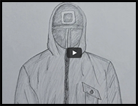 How to Draw Squid Game Characters Easy Step by Step