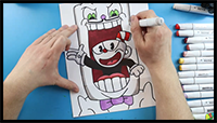 How to Draw a CUPHEAD SURPRISE FOLD