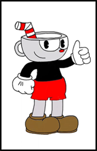 How to Draw Cuphead from Netflix's The Cuphead Show