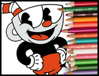 How to Draw Cuphead Easy
