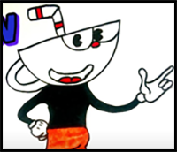 How to Draw Cuphead from Netflix's The Cuphead Cartoon