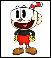 How to Draw Cuphead Easy | The Cuphead Show
