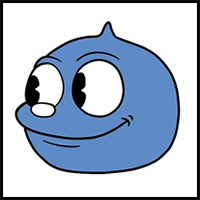 How to Draw Goopy Le Grande: Easy Tutorial for Cuphead Character