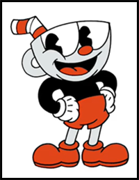 How to Draw Cuphead EASY