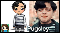 How to Draw Pugsley | Netflix Wednesday Addams Family