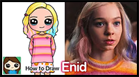 How to Draw Enid | Netflix Wednesday Addams