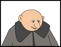 How to Draw Uncle Fester from The Addams Family