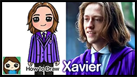 How to Draw Xavier | Netflix Wednesday Addams Family