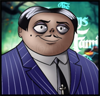How to Draw Gomez Addams
