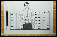 How to Draw a Businessman Step by Step