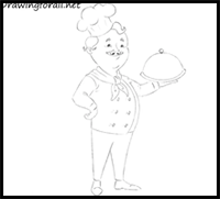 How to Draw a Cook for Kids