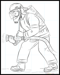 How to Draw a Fireman