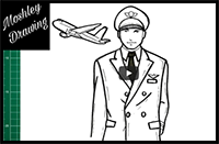 How to Draw a Pilot Step by Step