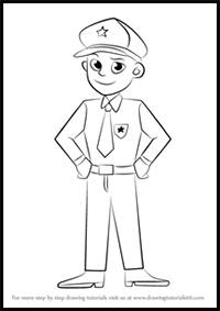 How to Draw a Policeman