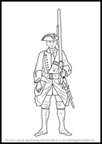 How to Draw British Soldier