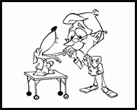 How to Draw a Veterinarian