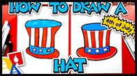 How To Draw A Fourth Of July Hat