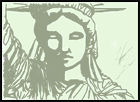 How to Draw the Statue of Liberty