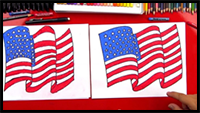 How To Draw The American Flag