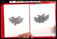 How to Draw a Cartoon Bat