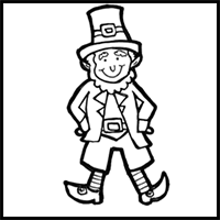 How to Draw Leprechauns with Easy Step by Step Drawing Lesson for Kids