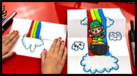 How To Draw St. Patrick’s Day Folding Surprise + Challenge
