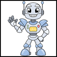 Complete Robot drawing