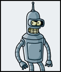 How to Draw a Cartoon Robot