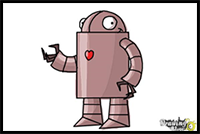 How to Draw a Robot For Kids